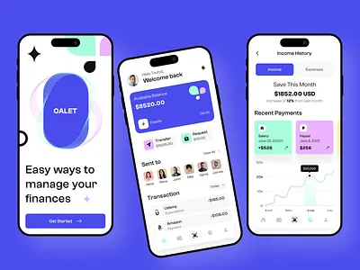 Modern Fintech Wallet App UI — Smart Personal Finance androidappdesign bankingappui digitalproduct digitalwalletui expensetrackingui figmadesign financeappdesign financialdashboardui fintechappui fintechdesign iosappdesign mobileappdesign modernui moneymanagementapp productdesign saasdesign secureappui uidesign uiuxdesign uxdesign