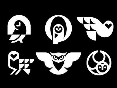 LOGO - OWL 3d animation branding design graphic design icon identity illustration logo marks motion graphics owl symbol ui