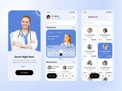 Doctor Appointment & Telemedicine Mobile App appointment app booking app clinic creative mobile app dashboard doctor doctor app health health tracking healthcare app hospital medical medical app medical care medical dashboard medical tracking app mobile patient app telemedicine