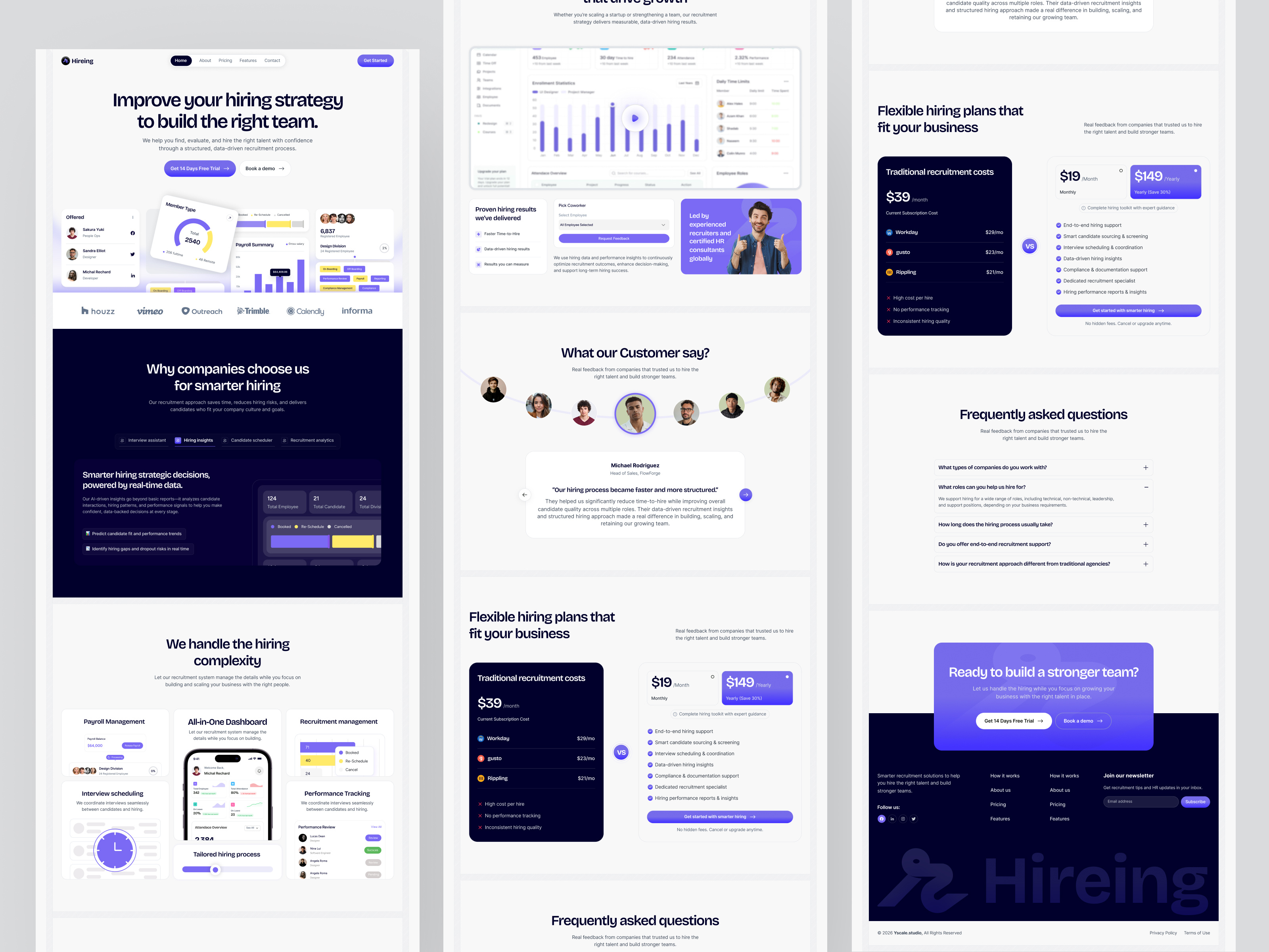 Example of Website Design & Webflow Development