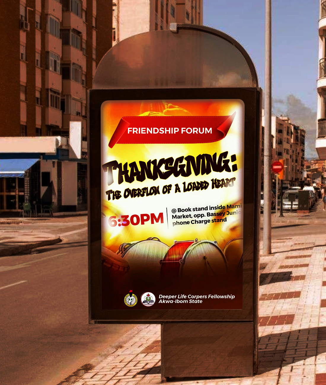 Thanksgiving Flyer Design (Church / Event) adobeillustrator branding celebratory churchdesign creative designinspiration digitaldesign eventflyer flyerdesign graphicdesign layoutdesign marketingdesign modern posterdesign printdesign socialmediadesign thanksgiving typography visualdesign warmcolors