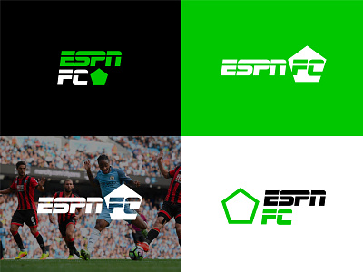ESPN FC Concept branding espn futbol logo pentagon premiere league soccer sports