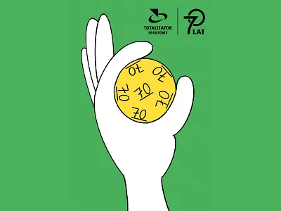 Happiness is within your hands 👍❣️ ball branding character character design clean competition design fresh design green hand happy illustration loose luck lucky minimal original poster simple design ui design