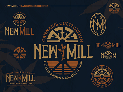 New Mill Branding branding design district north design new hampshire nick beaulieu