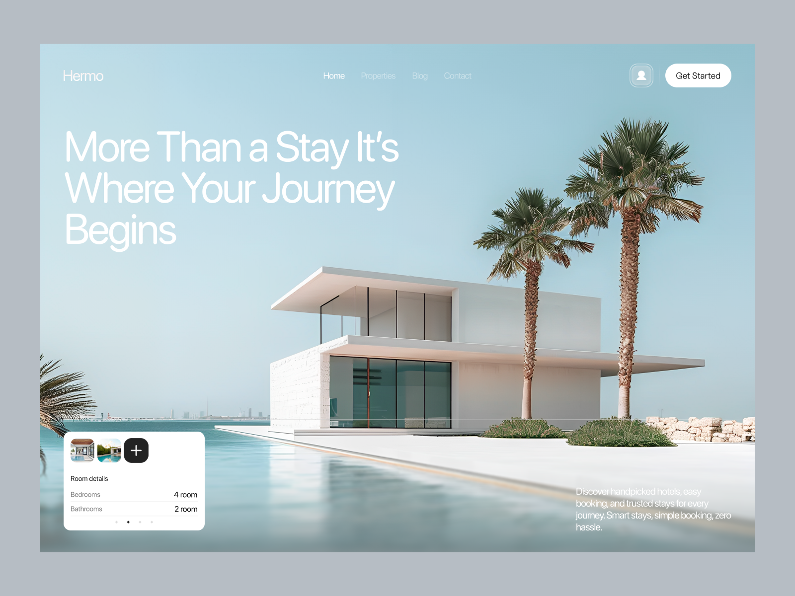 Example of Website UI Design (Concept + 6 Subpages)