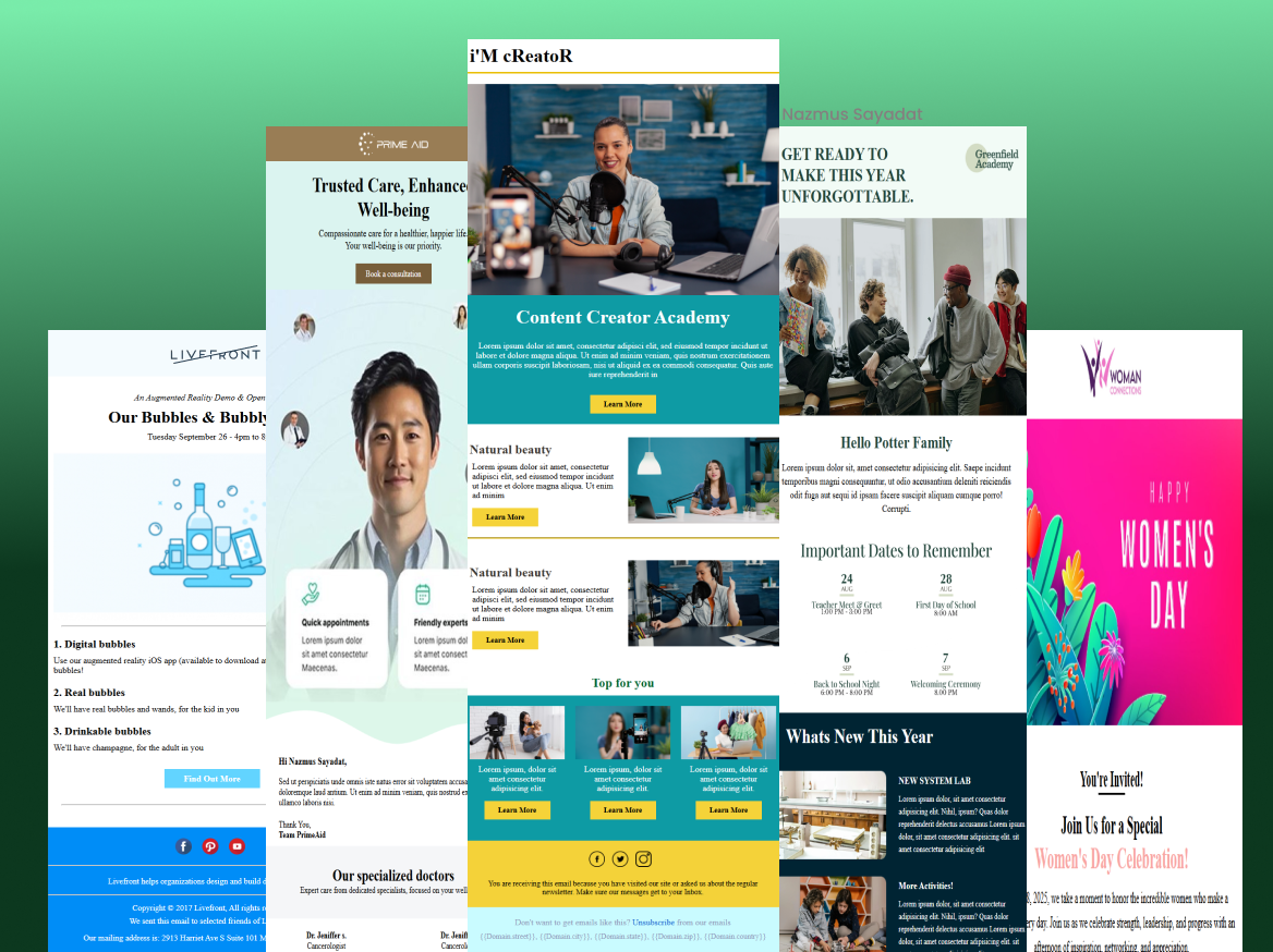 HTML Email Templates Combo branding design ema email email design email newsletter email template klaviyo ui