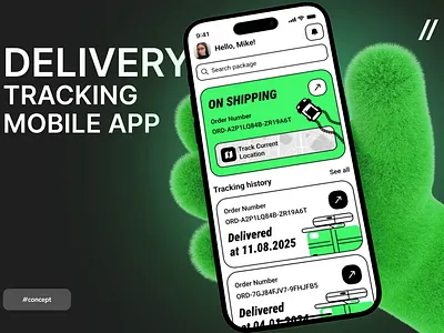 Delivery Mobile iOS App Design ai ai app android app app interface assistant chatbot dashboard dashboard design delivery design gps ios map mobile mobile app product design tracking app ui ux