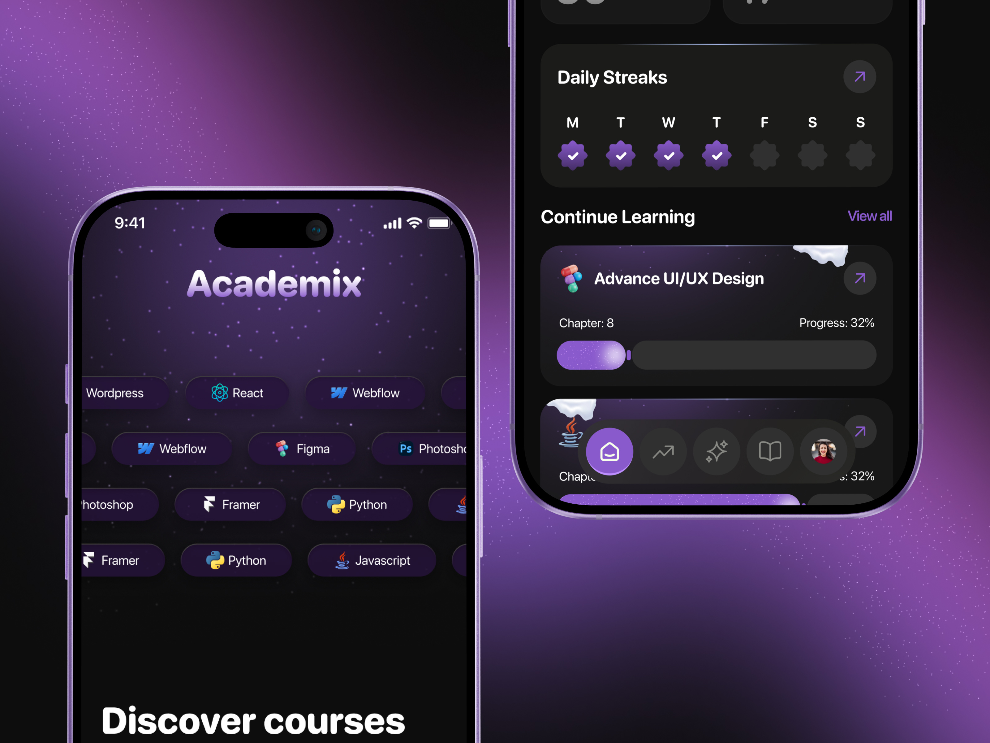 Example of Ed Tech & E Learning Platform UI/UX 