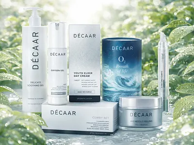Skien Care Product Packaging Design box design graphic design jar design label design packaging design tube design