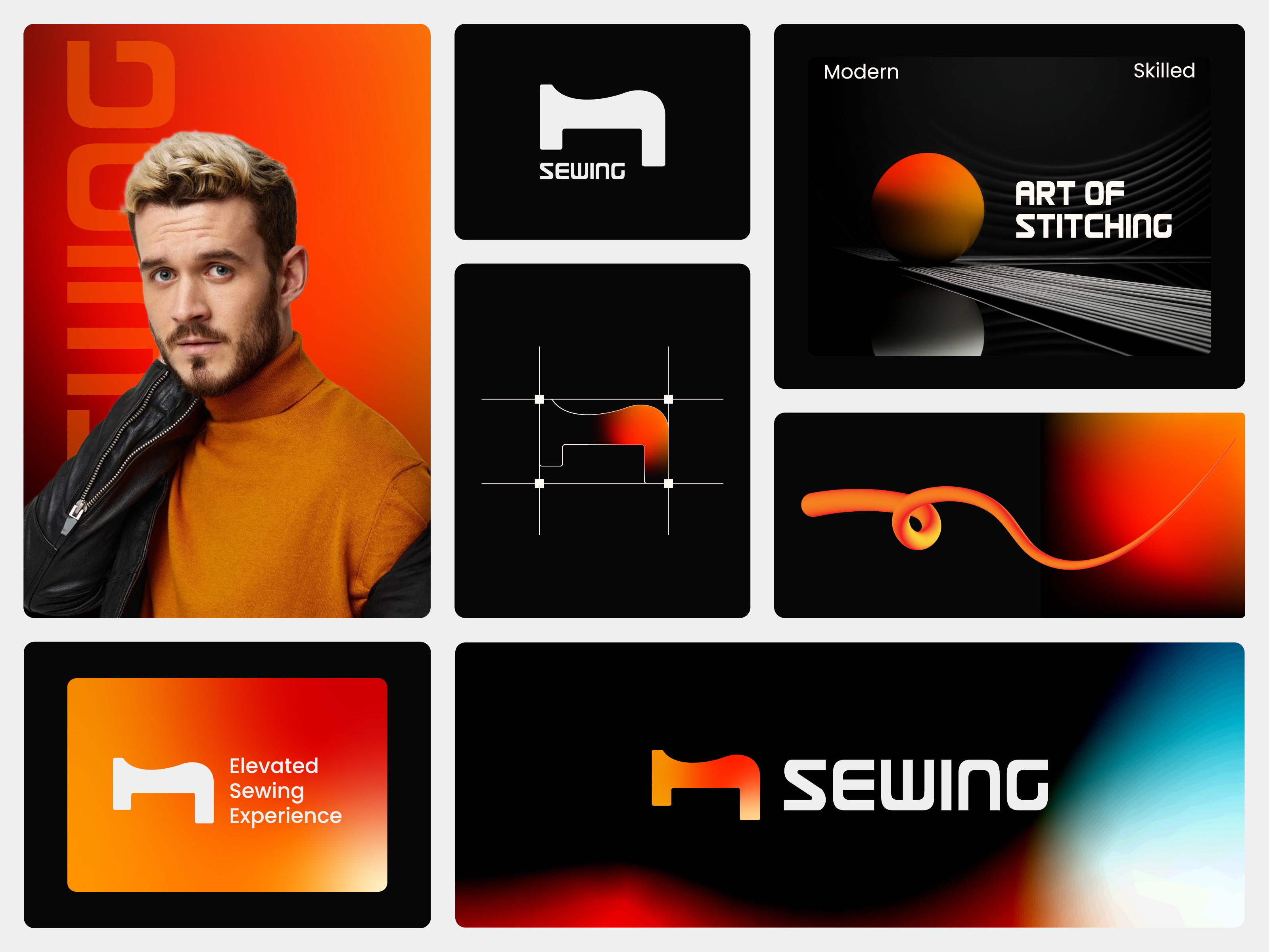 Sewing - branding design brand identity brand identity design branding branding design design logo design sewing sewing logo sewing machine