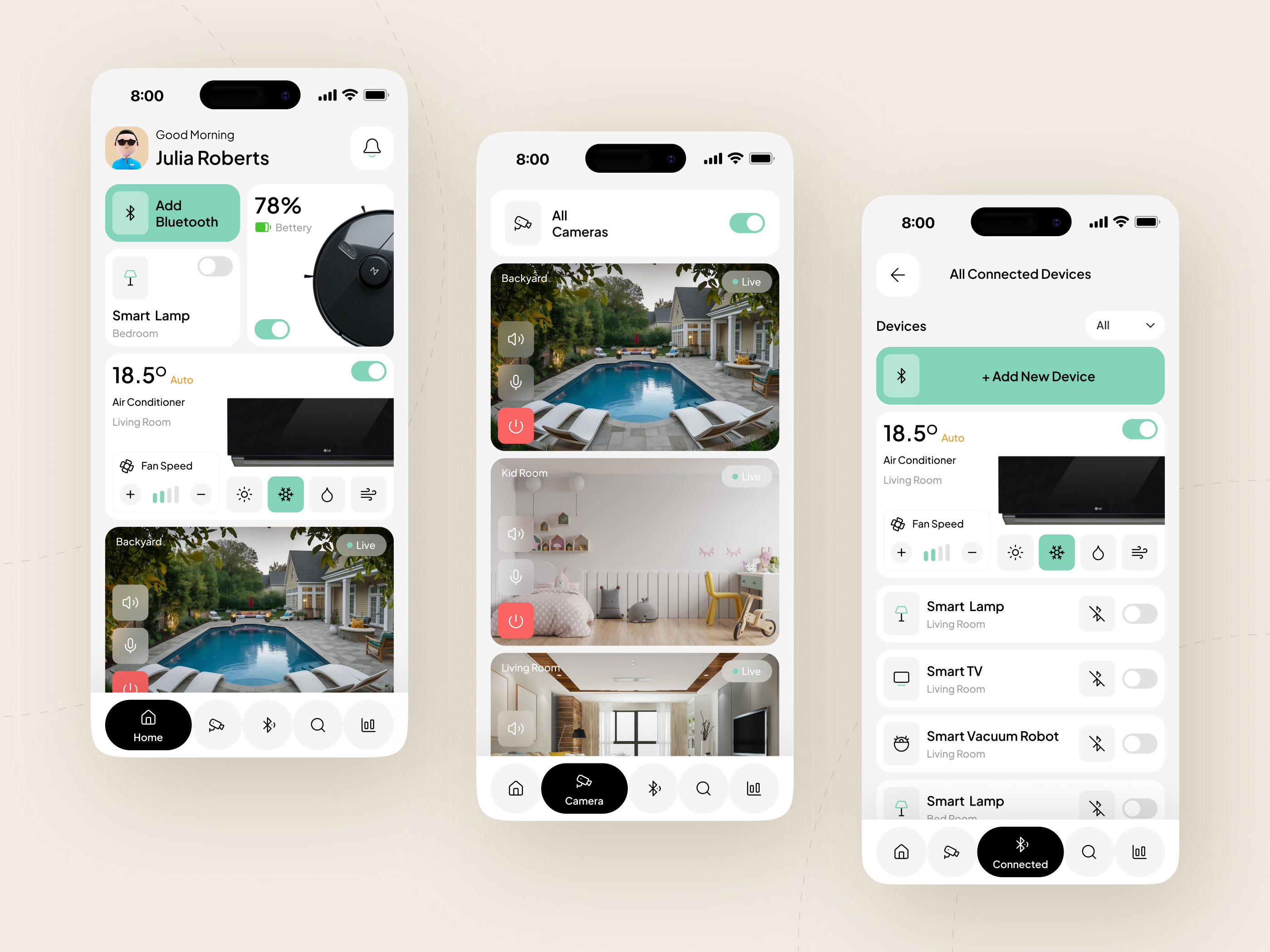 LUMON - Smart Home & Security App app design camera home security house ios iot lock mobile app protection real estate secure security security app security control shield smart app smart home smart home system software tech
