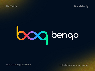 benqo logo benqo logo clean logo clean logo design logo design minimal logo modern logo new modern logo symbolic logo