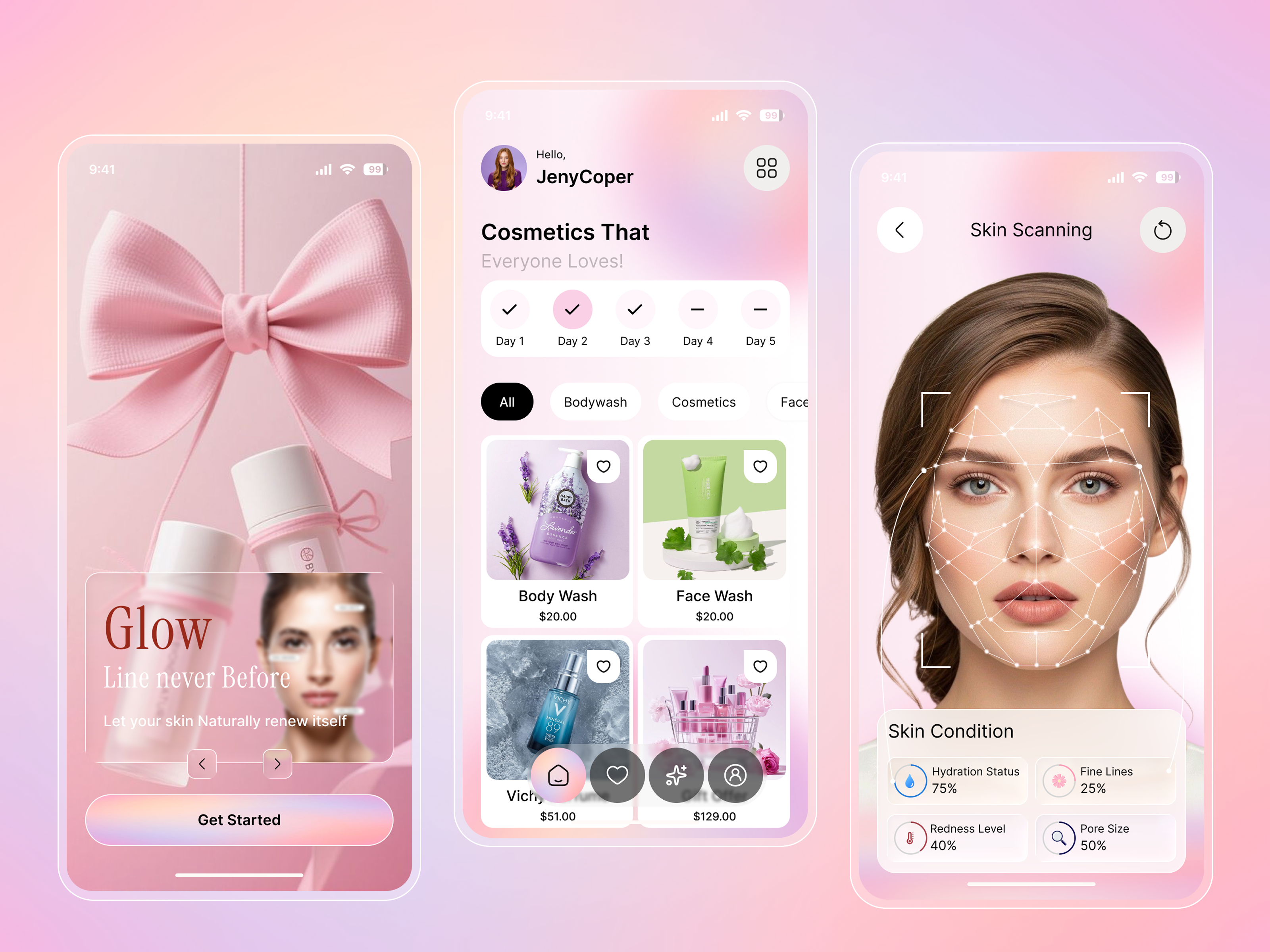 Example of Custom App Store Screenshots