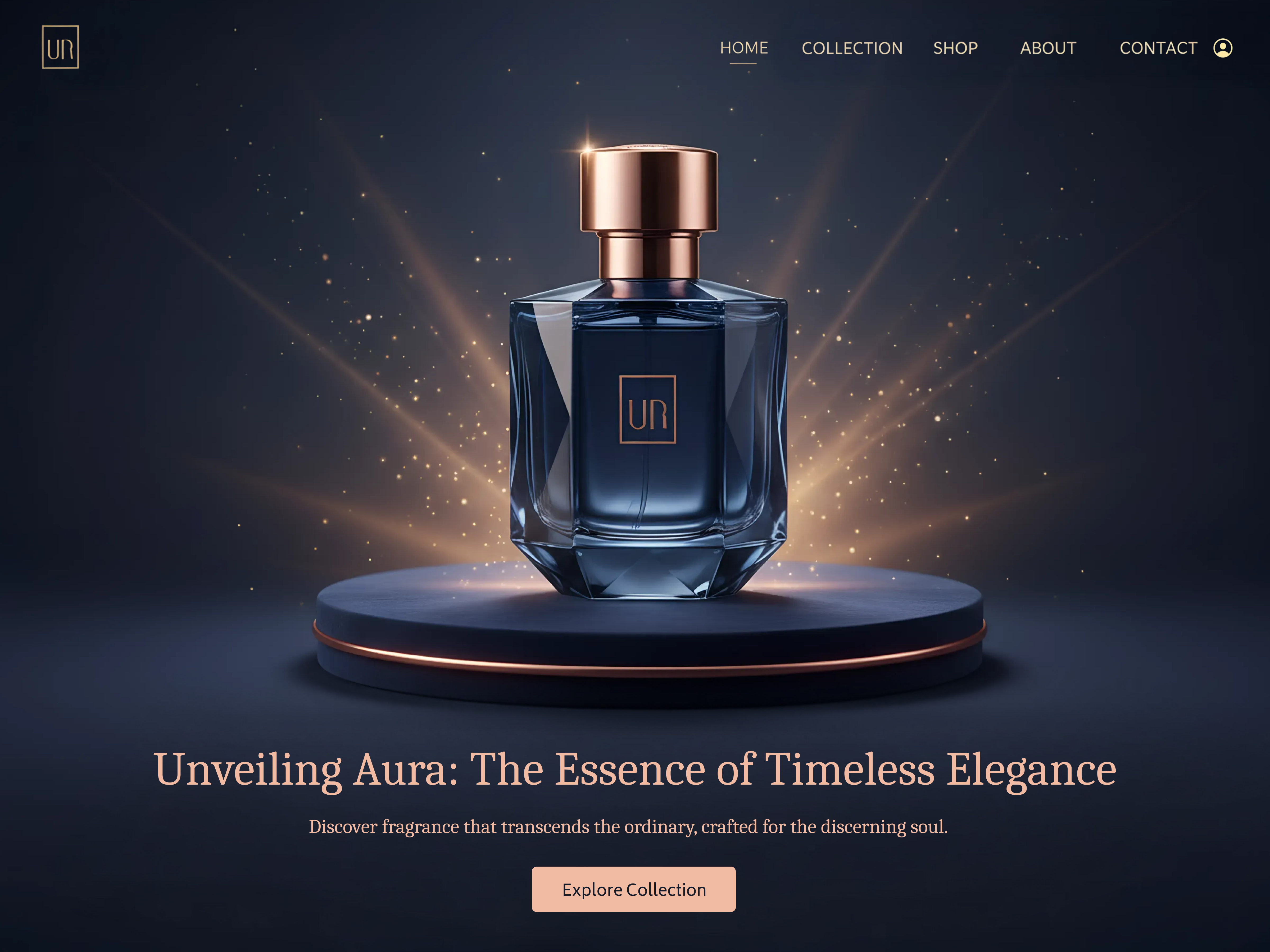 Luxury Perfume Website Concept Design/UI dark ui ecommerce website figma fragrance branding landing page luxury design minimal design perfume website product showcase ui design visual design web design