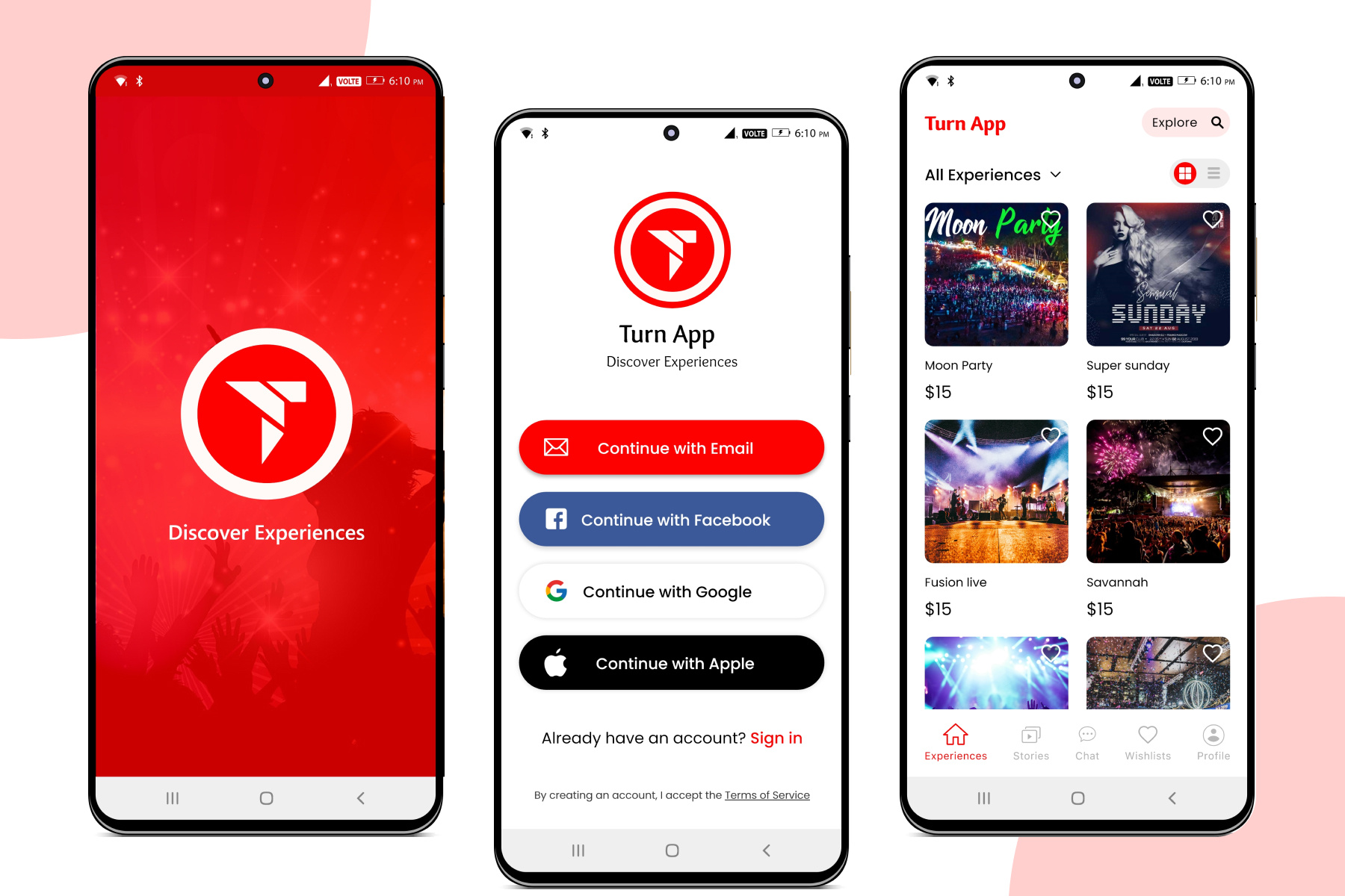 Example of Travel App Design (Like Airbnb)