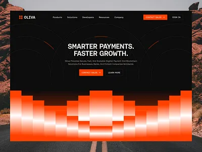Crypto Solutions for Business blockchain crypto dark finance fintech landing minimal modern ui payment saas saas website technologies ui ux website