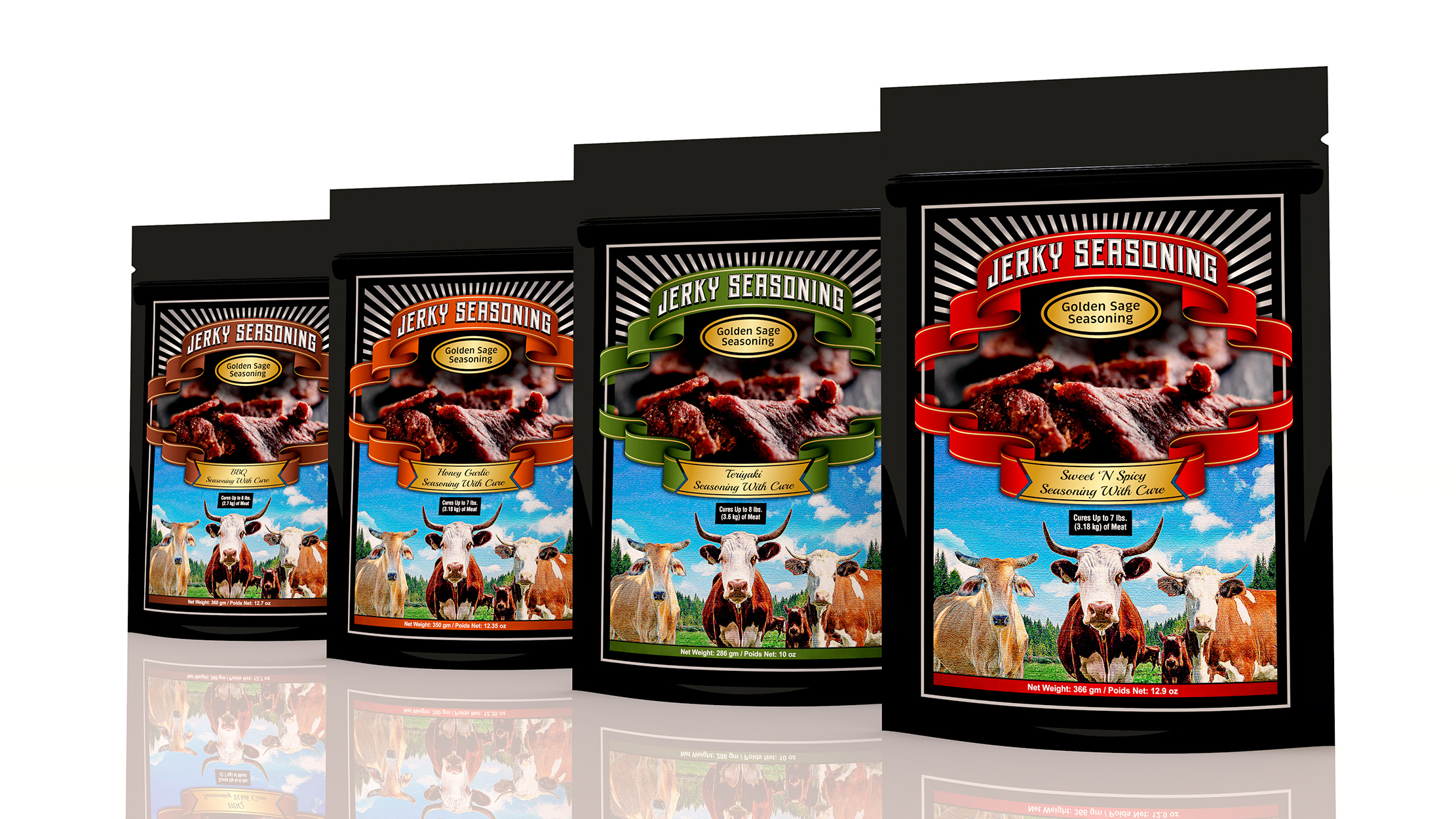 Jerky Seasoning Label Design 3d 3d modeling 3d rendering branding branding design design graphic design label label design packaging design