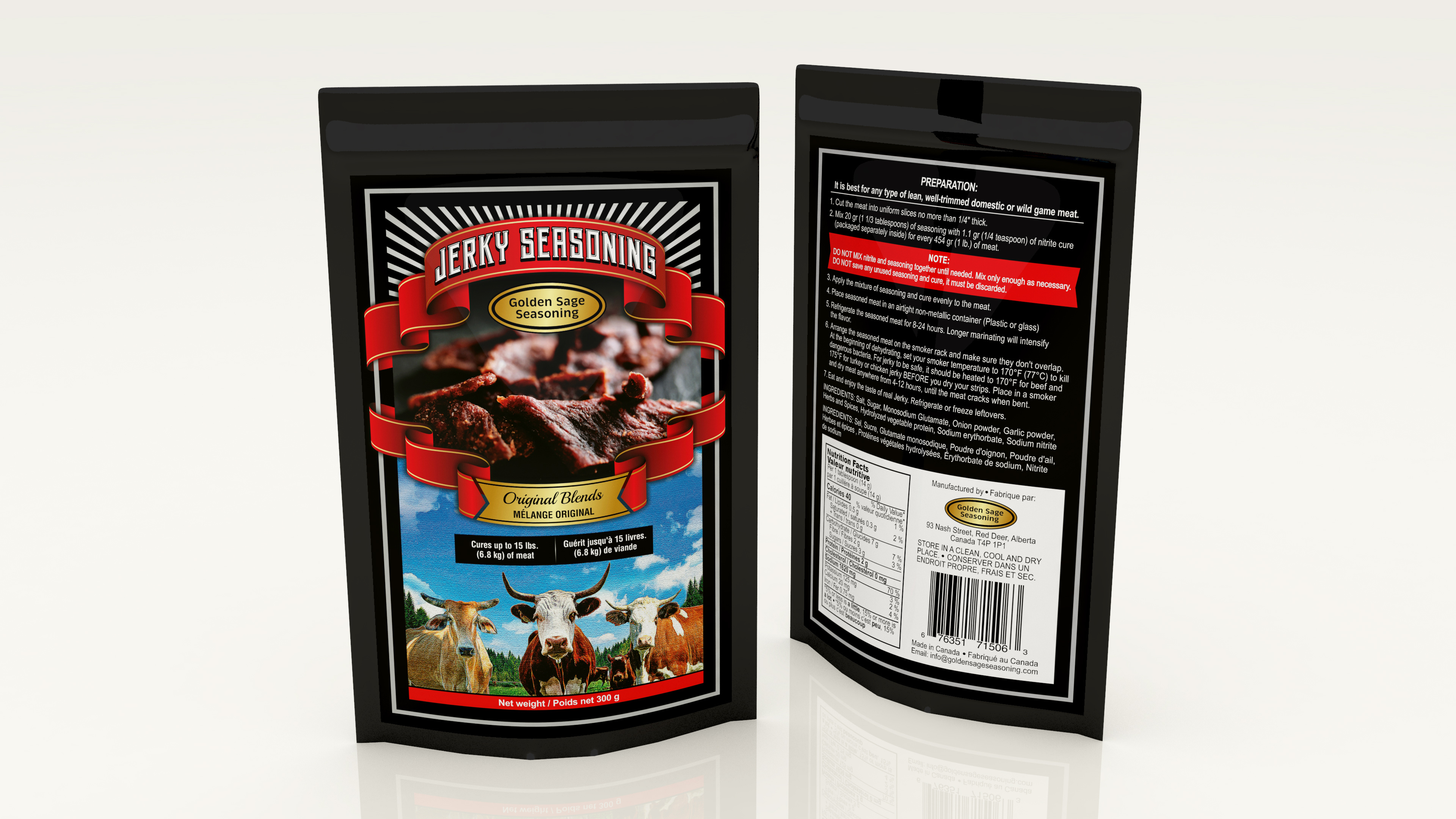 Example of Signature Label Design