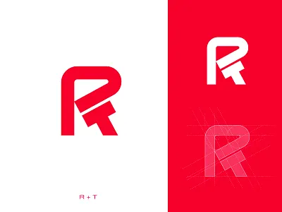 RT - monogram alex seciu branding exprimart lettermark logo logo design logo designer monogram r letter t letter