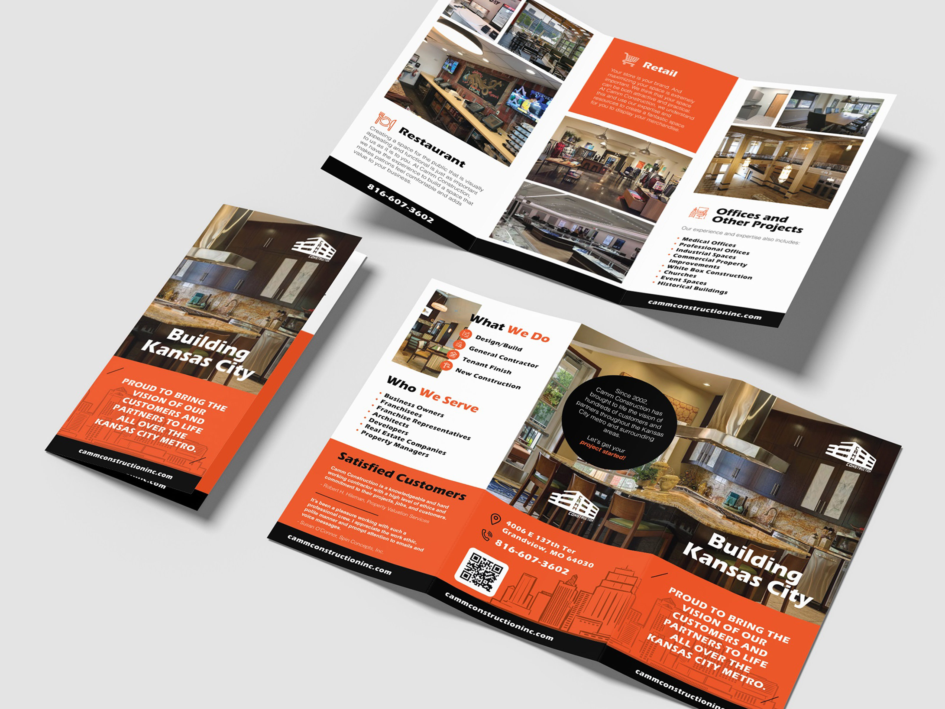 Construction Business brochure construction design flyer graphic design graphicdesign marketing residential retail