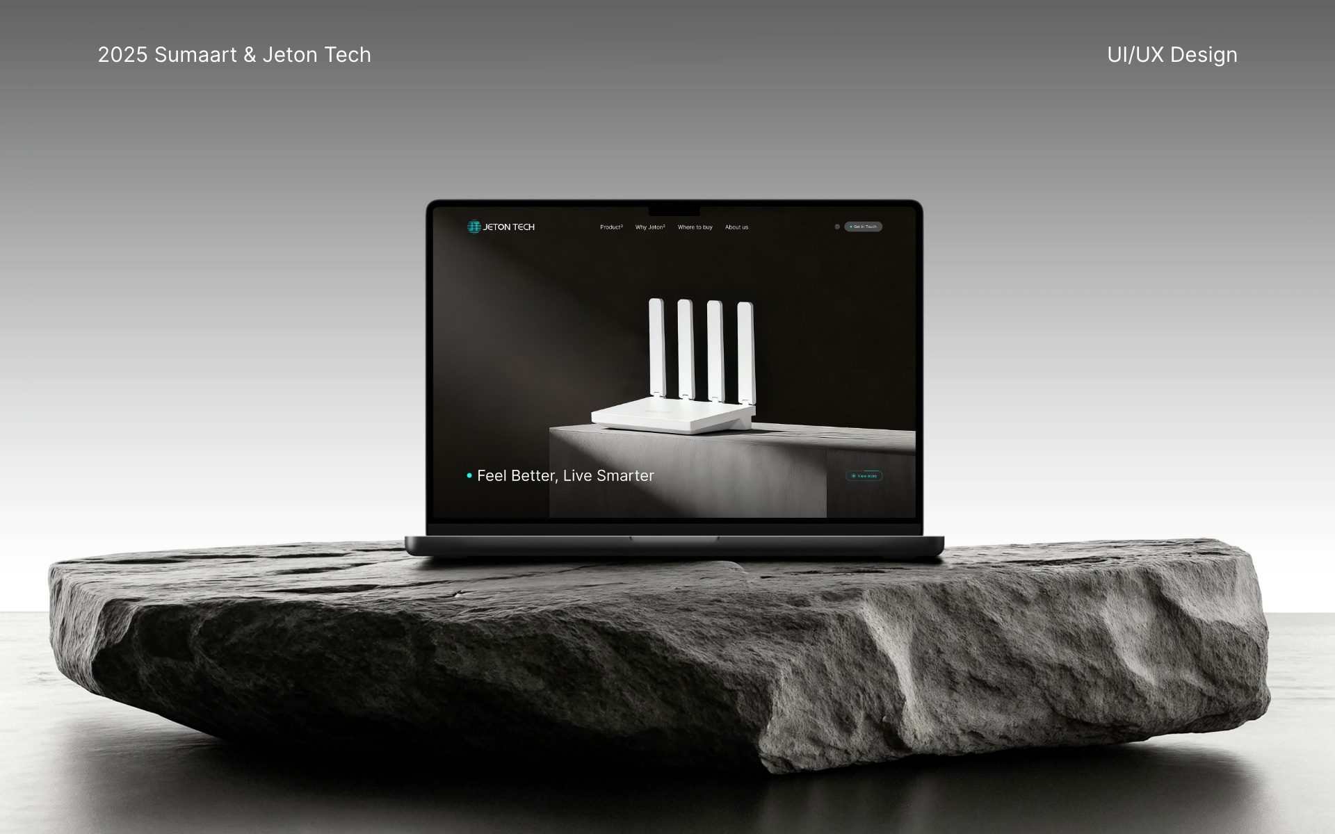Tech Brand Website: UI/UX for a Networking Hardware Innovator