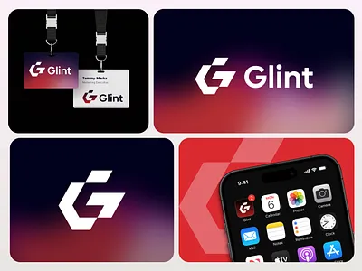 Glint - SaaS Brand Identity Design brand identity branding creative logo design gradient branding gradient logo graphic design identity logo logo design logotype minimalist logo modern branding modern logo saas branding saas logo software logo tech branding typography visual identity
