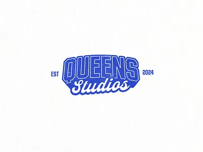 Queens Studios Logo branding design graphic design logo typo typography vector