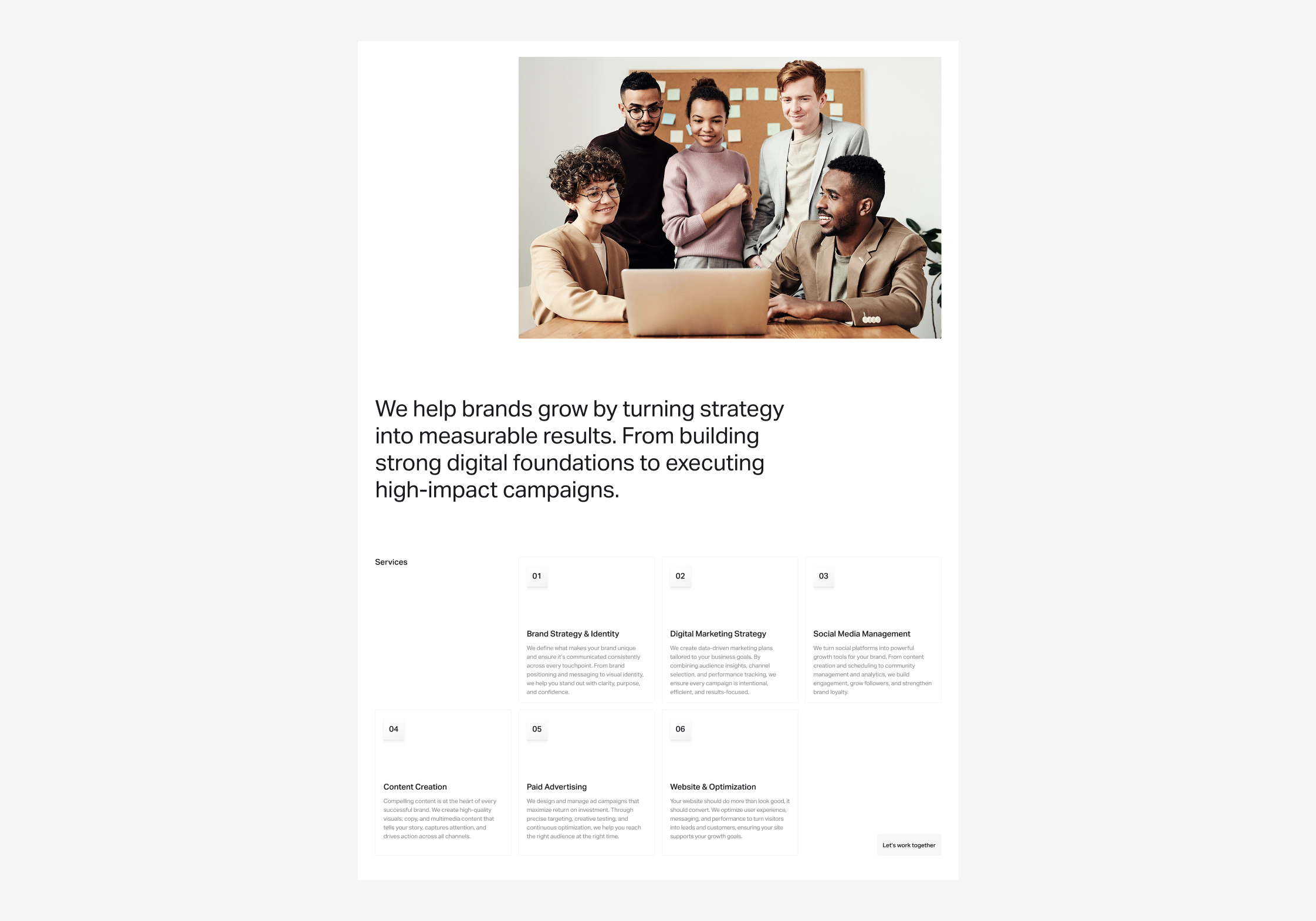 Services Section about dark design graphic design light mode section services ui