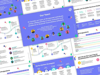 Presentation financial graphic design illustration it marketing pitch deck presentation slides