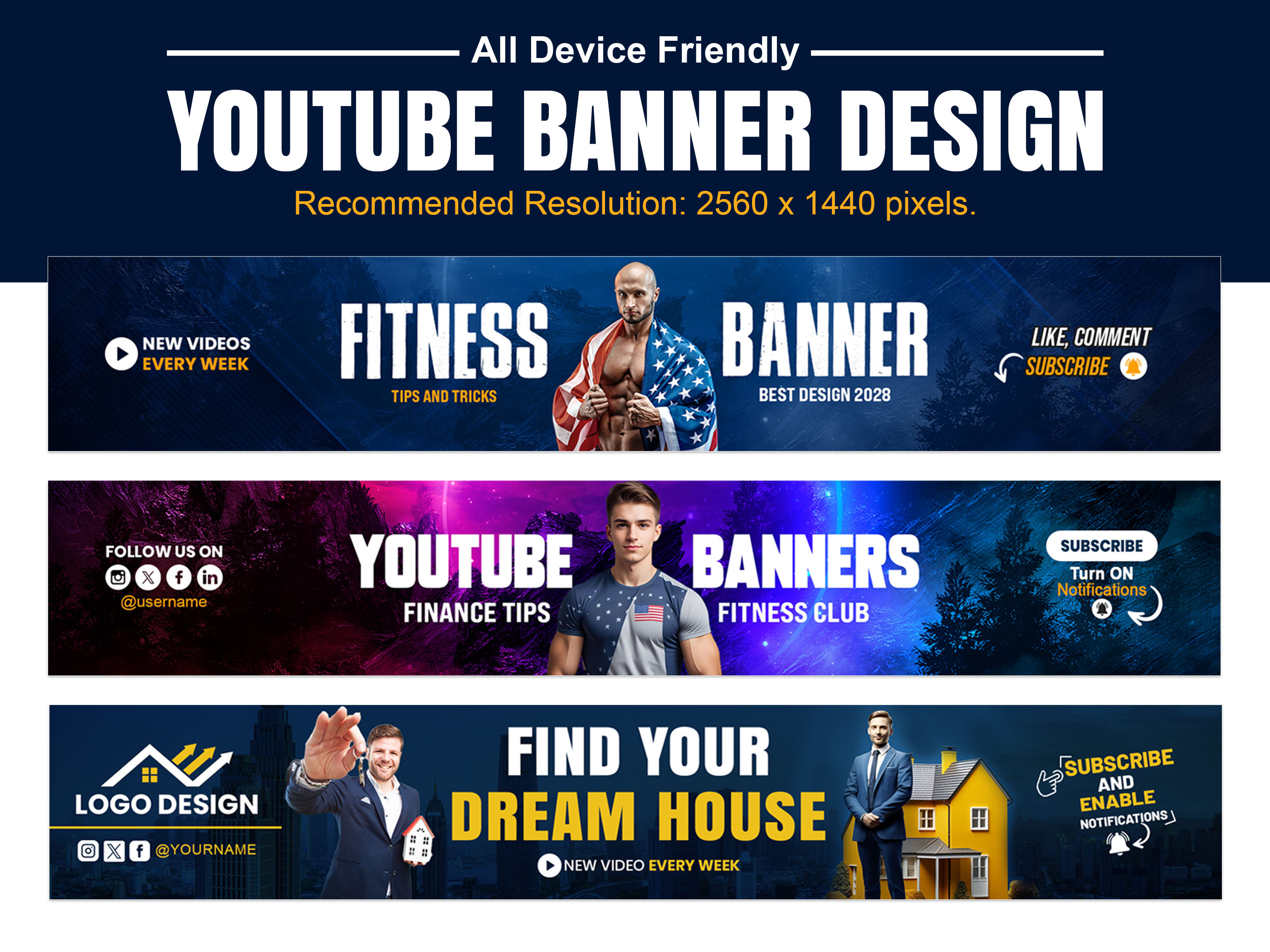 Example of Professional Banner And Logo Design