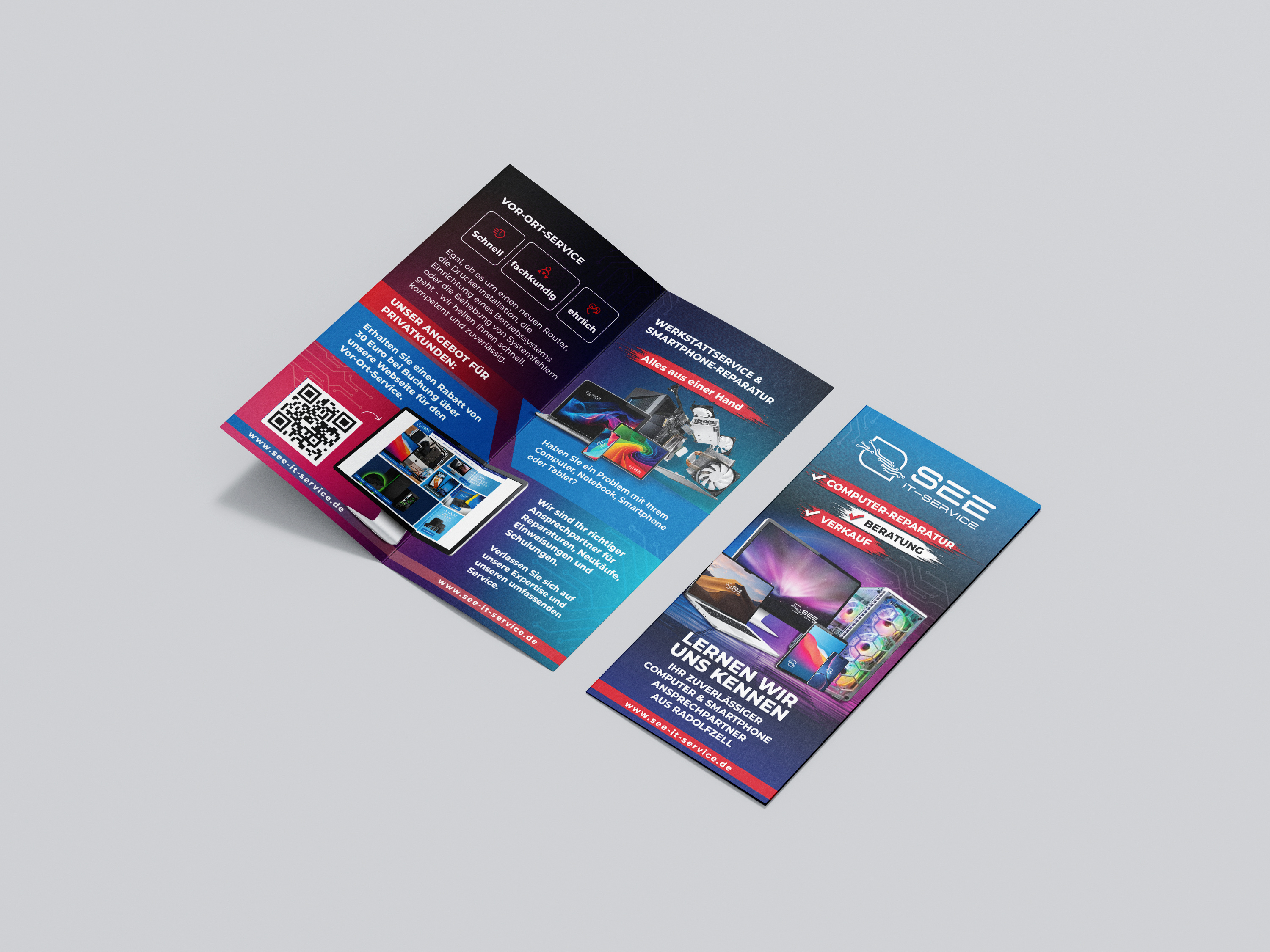 DL Brochure brochure design dl flyer graphic design graphicdesign it marketing services technology