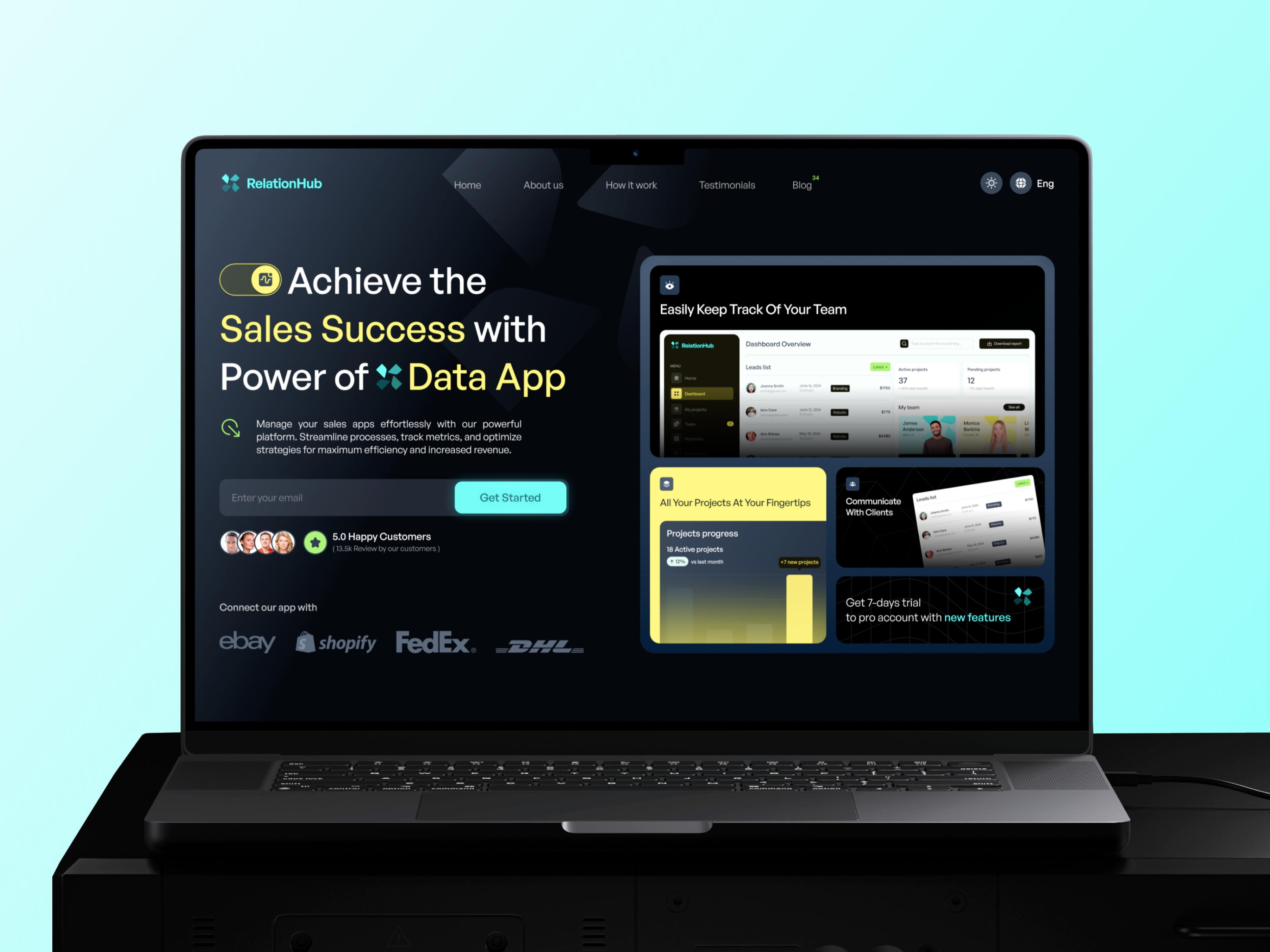 Website for SaaS design interface product service startup ui uiux ux web website