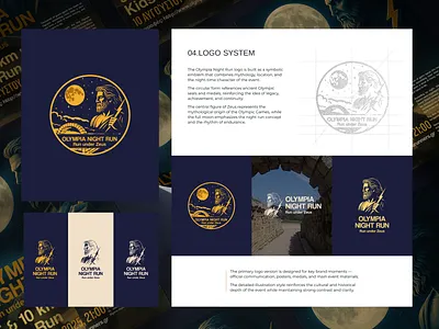 Olympia Night Run I Event Brand Identity branding graphic design logo