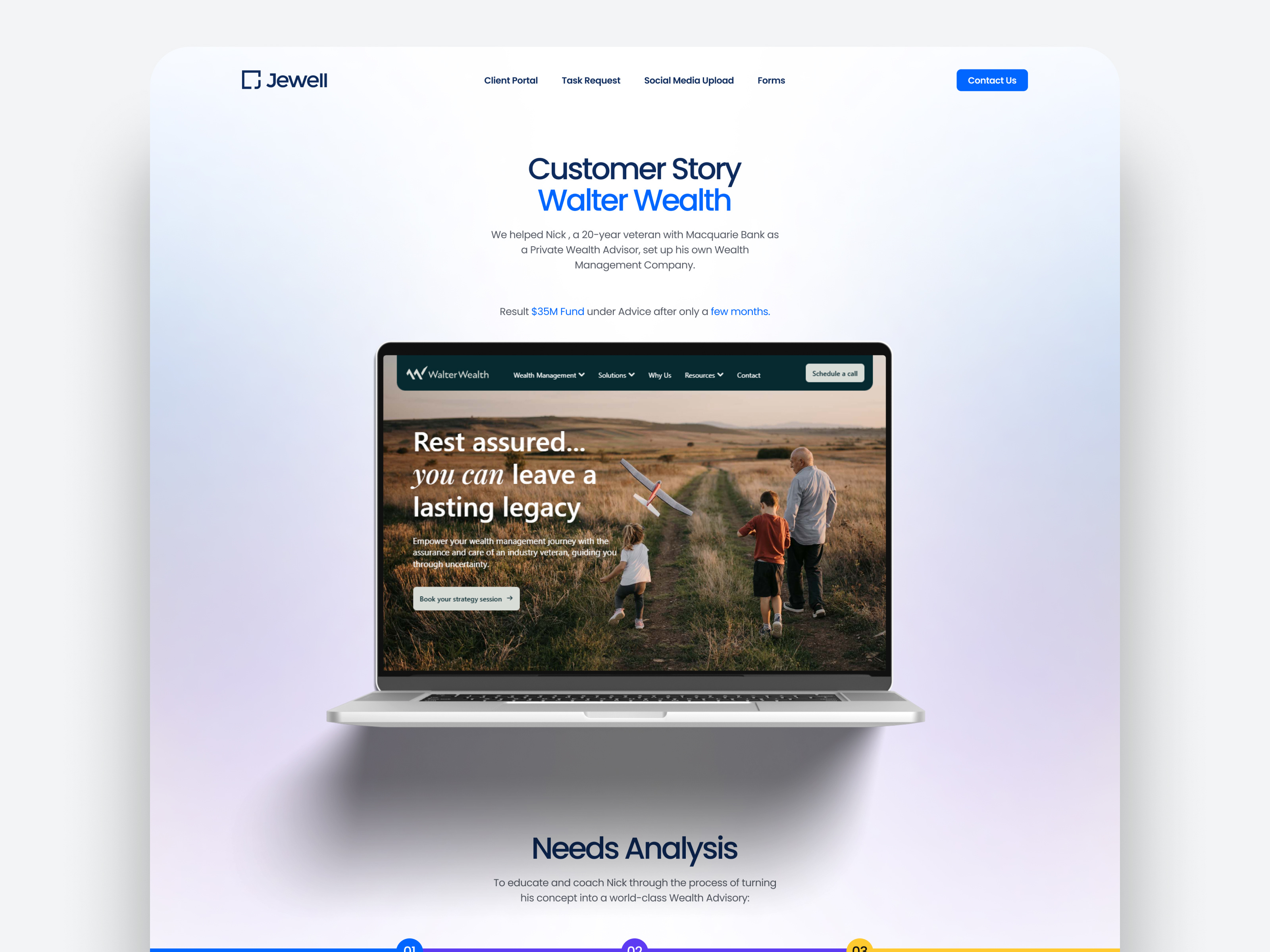 Case Study Page Web Redesign with their Content and Guideline branding design graphic design minimal web redesign