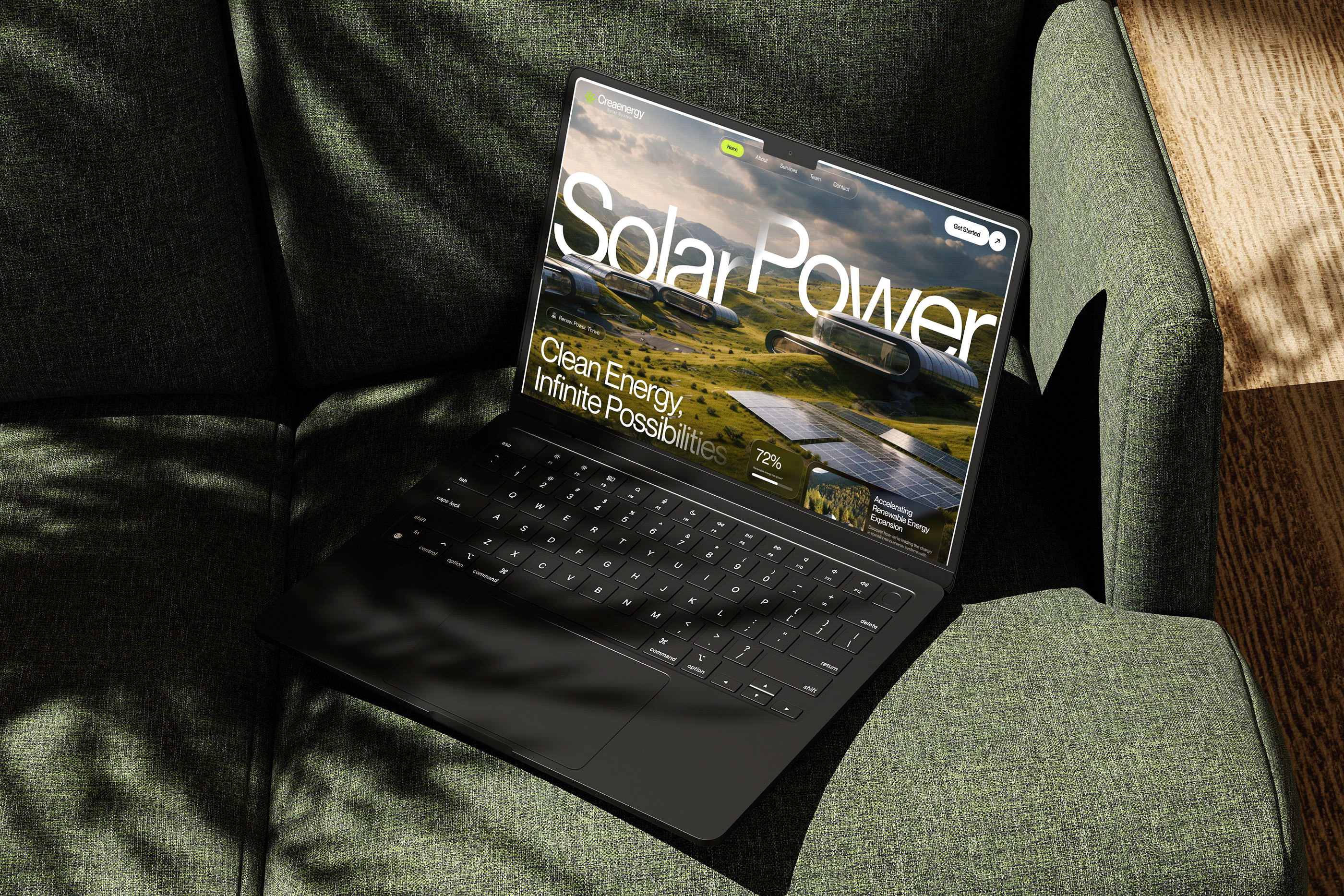 Solar Energy Website Design 3d animation app design branding design figma framer graphic design illustration landing page logo mobile app motion graphics saas ui uiux ux web design webflow website