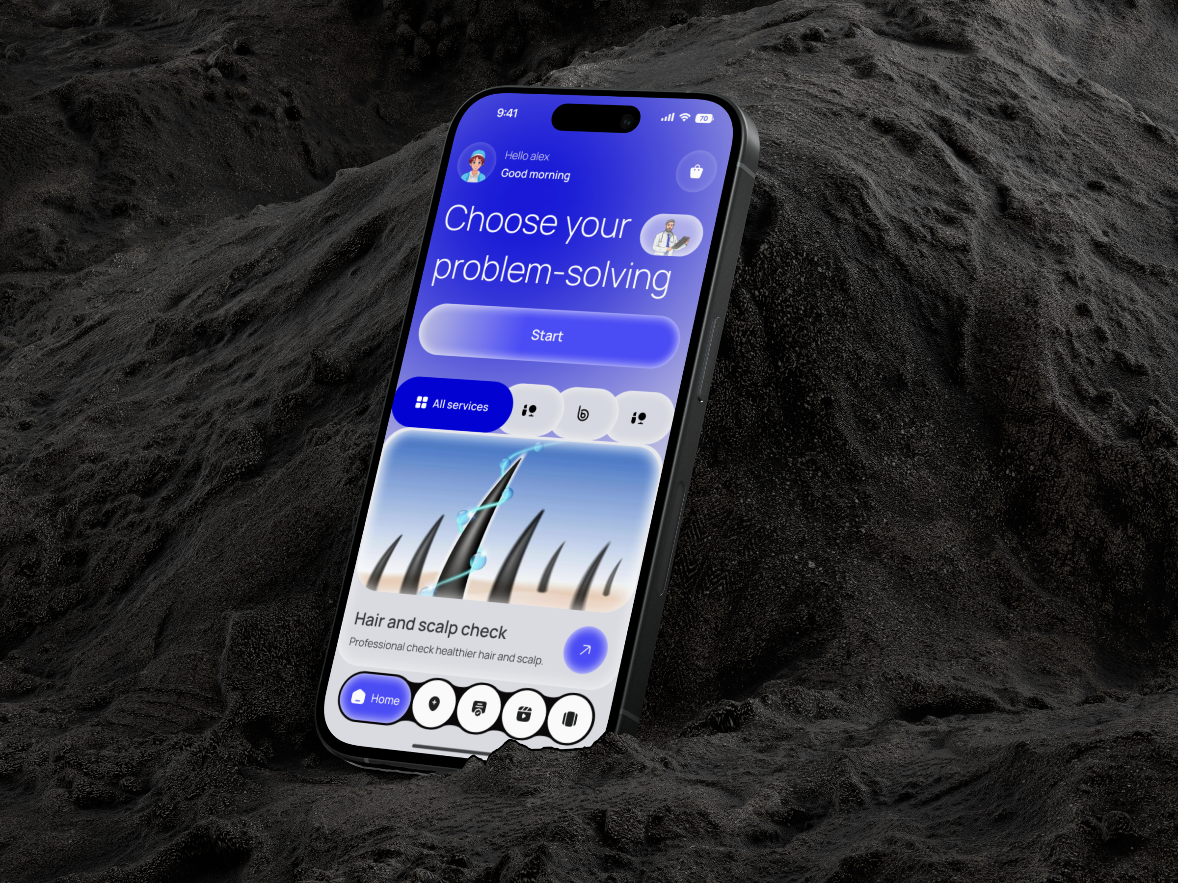 Skin Care Mobile App beauty app design beauty mobile app beauty product app beauty products beauty service app ecommerce app healthtech luxury app design mobile app mobile app design mobile ui skinanalysis skincare app design