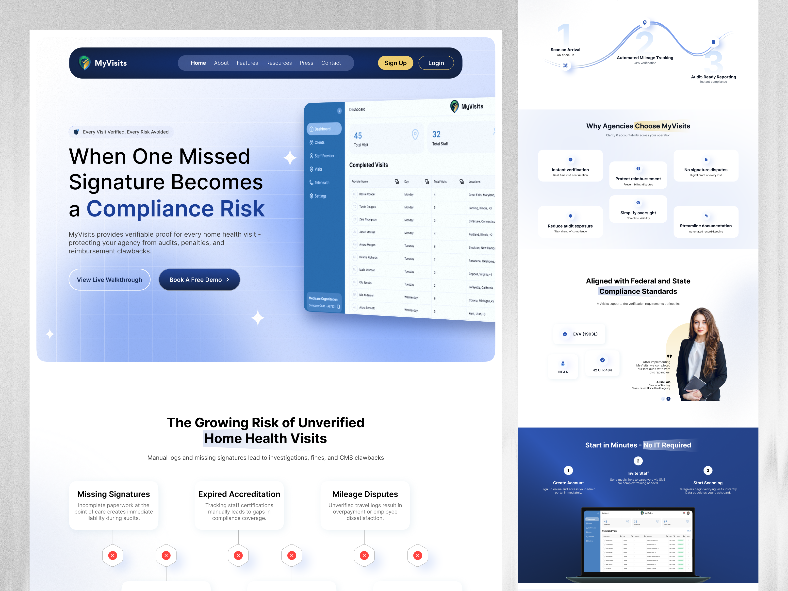 Example of Fintech & Saa S Landing Page Design