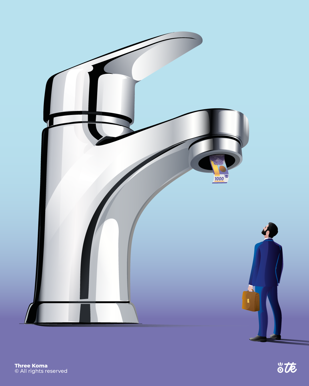 Bilan bilan digital art freelance graphic design illustration illustrator magazine press presse