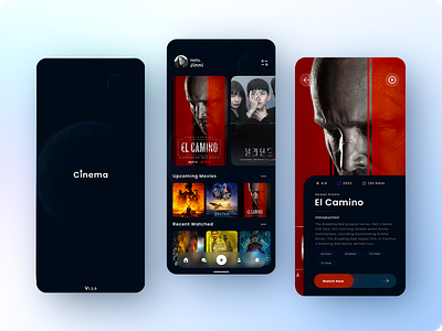 Movies App Ui app design design film movies netflix ticketing ui ux video streaming