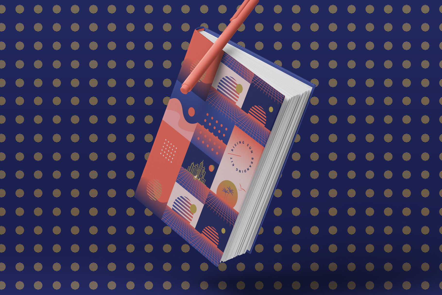 Summer retro seamless pattern abstract branding colorful colors design geometric graphic design illustration retro seamless pattern summer sunset vector