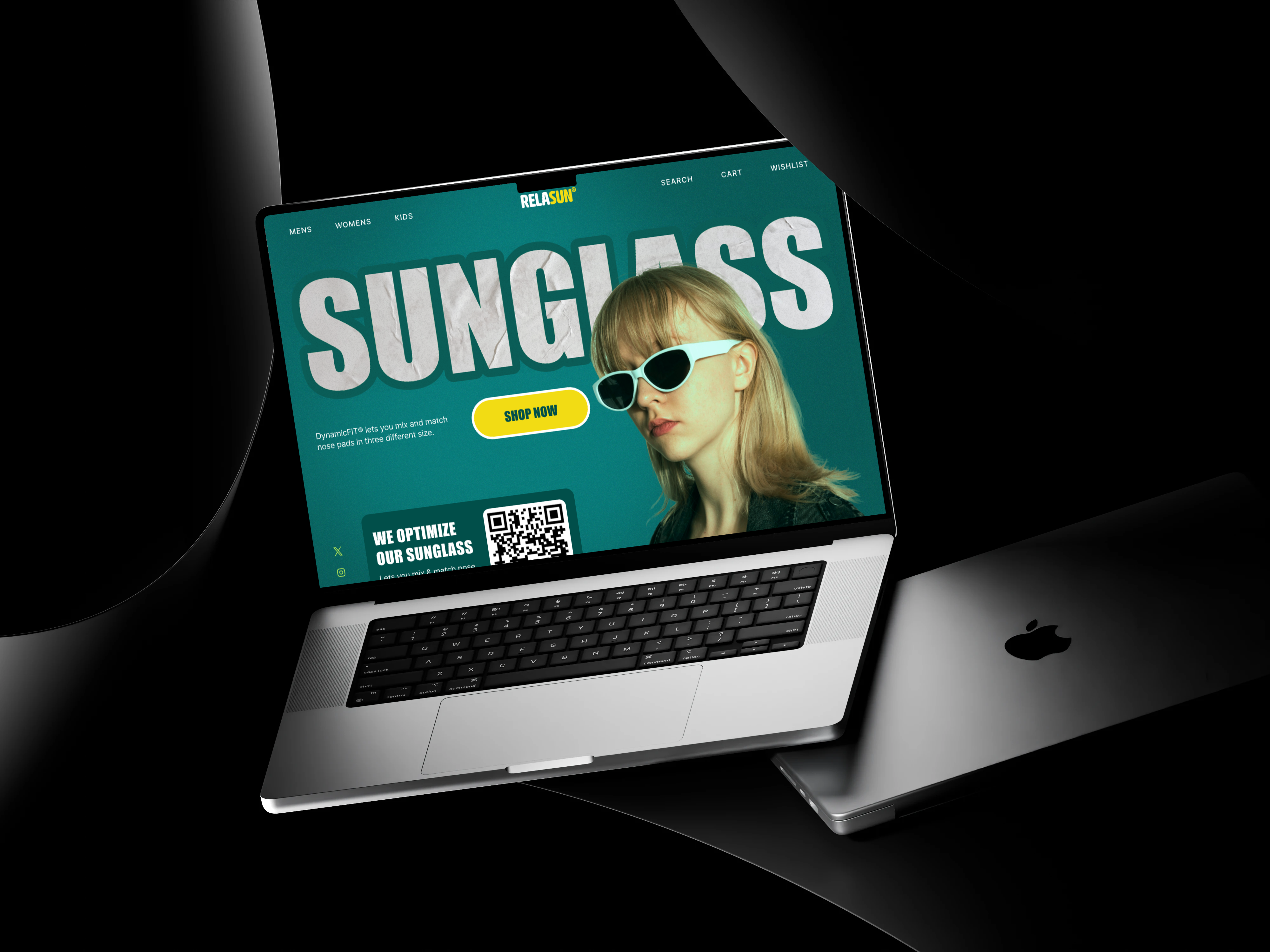 Eyewear Website Design app branding design graphic design illustration logo typography ui ux vector