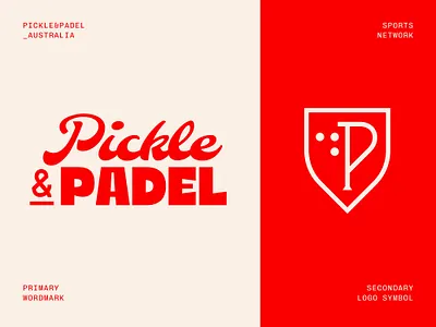 P&P Network Australia ball branding emblem event fashion logo network padel passion pickleball shield sports symbol tennis tournament typography wordmark