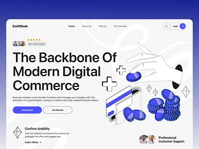 Digital banking & payment web ui design banking blockchain cryptocurrency design digital banking digital wallet exchange finance fintech online payment payment payment page payment web payment website ui ux wallet wallet website web design website