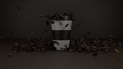 Coffee Cup Visualization 3d 3d design 3d visualization branding design graphic design motion graphics