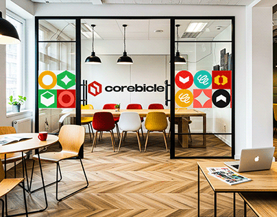 Corebicle Rebranding advertising brand identity branding design graphic design illustration logo logo design marketing typography visual identity workspace
