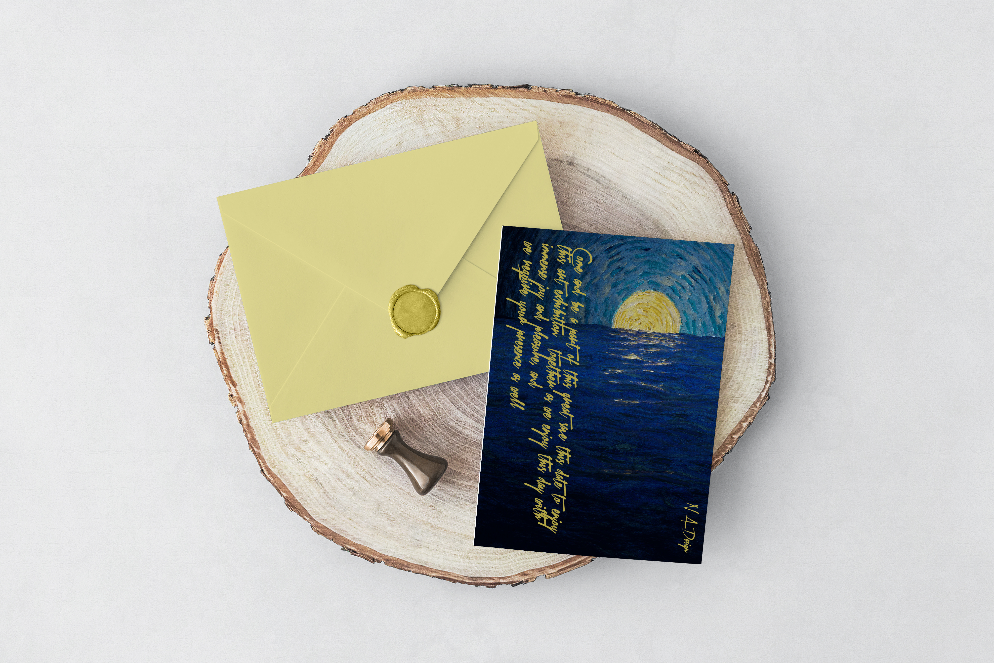 Example of Custom Event Invitation Design Services 