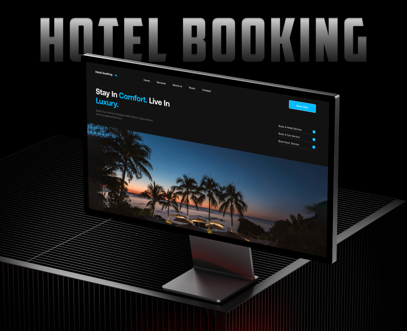 Luxury Hotel Booking Website UI Design – Apptechies booking experience hospitality design hotel booking hotel website luxury hotel modern web design travel tech travel website ui ui ux design web ui