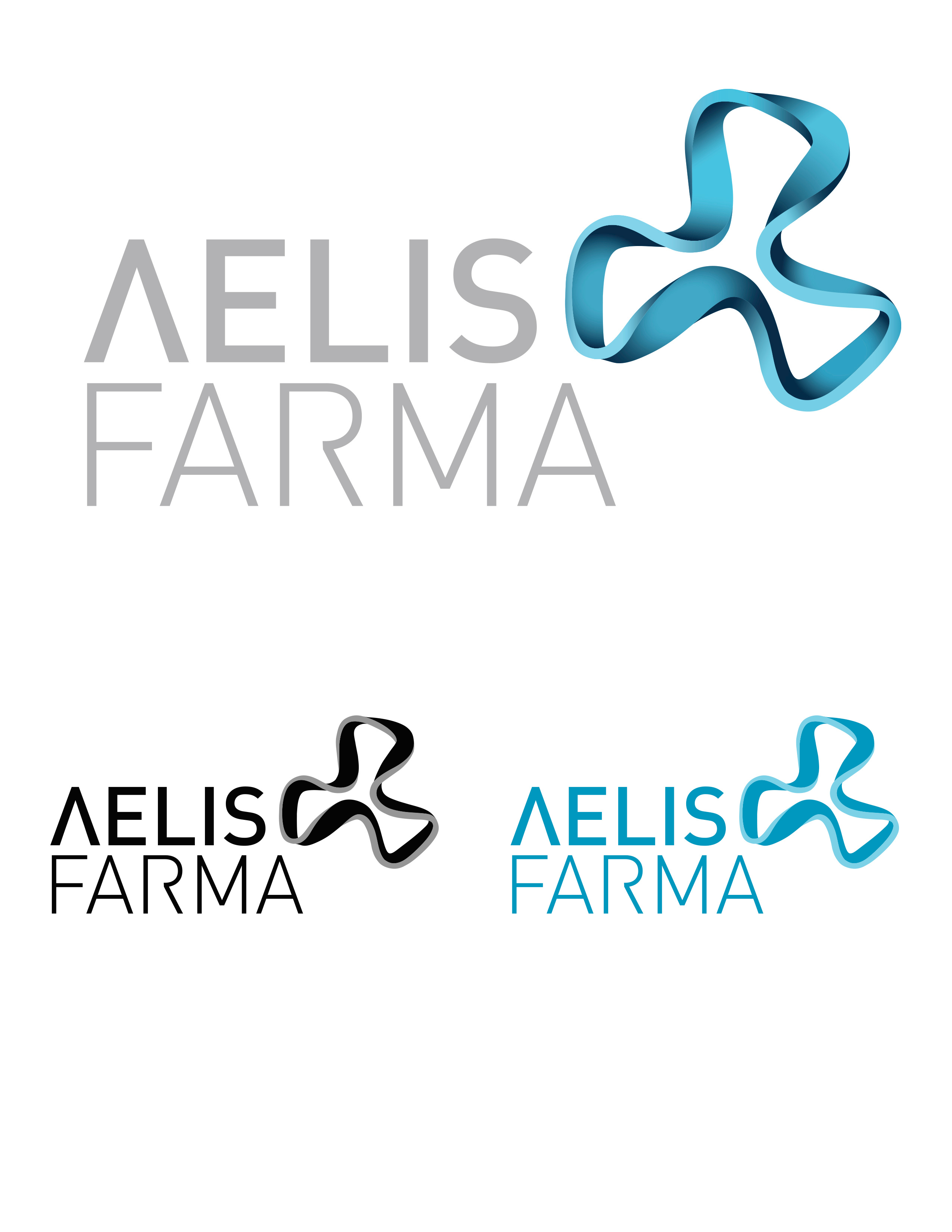 Aelis Farma logo branding graphic design logo medical pharmaceutical science
