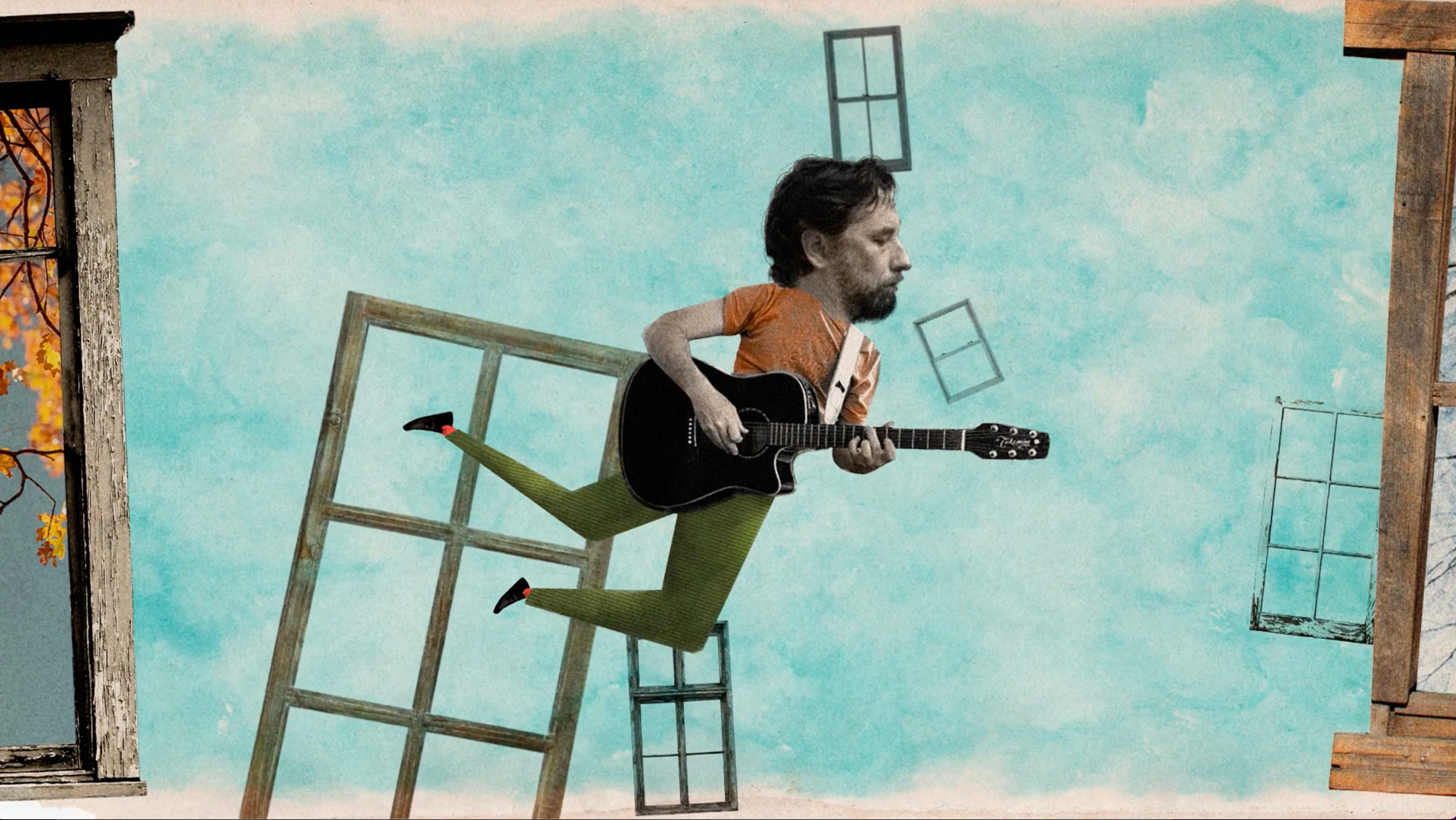 Nervous Verbs- music video animation illustration motion graphics music video