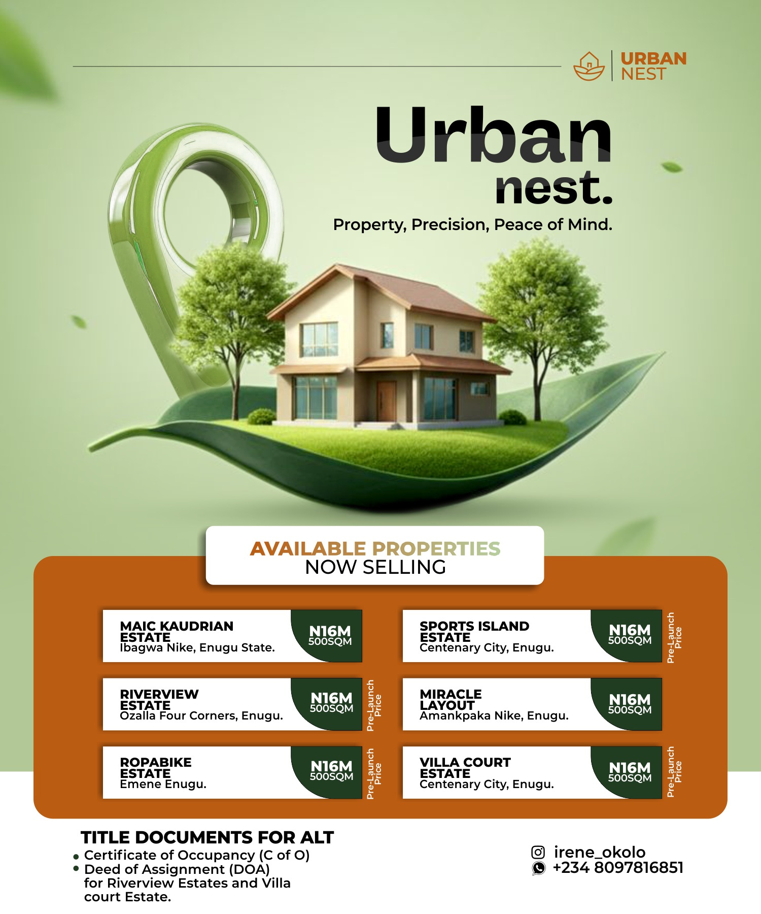 Urban Nest — Social Media Property Post Redesign beforeandafter brandidentity designthinking graphicdesign hierarchy marketingdesign propertydesign realestatedesign socialmediadesign visualdesign